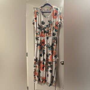 Hazel blues maxi dress